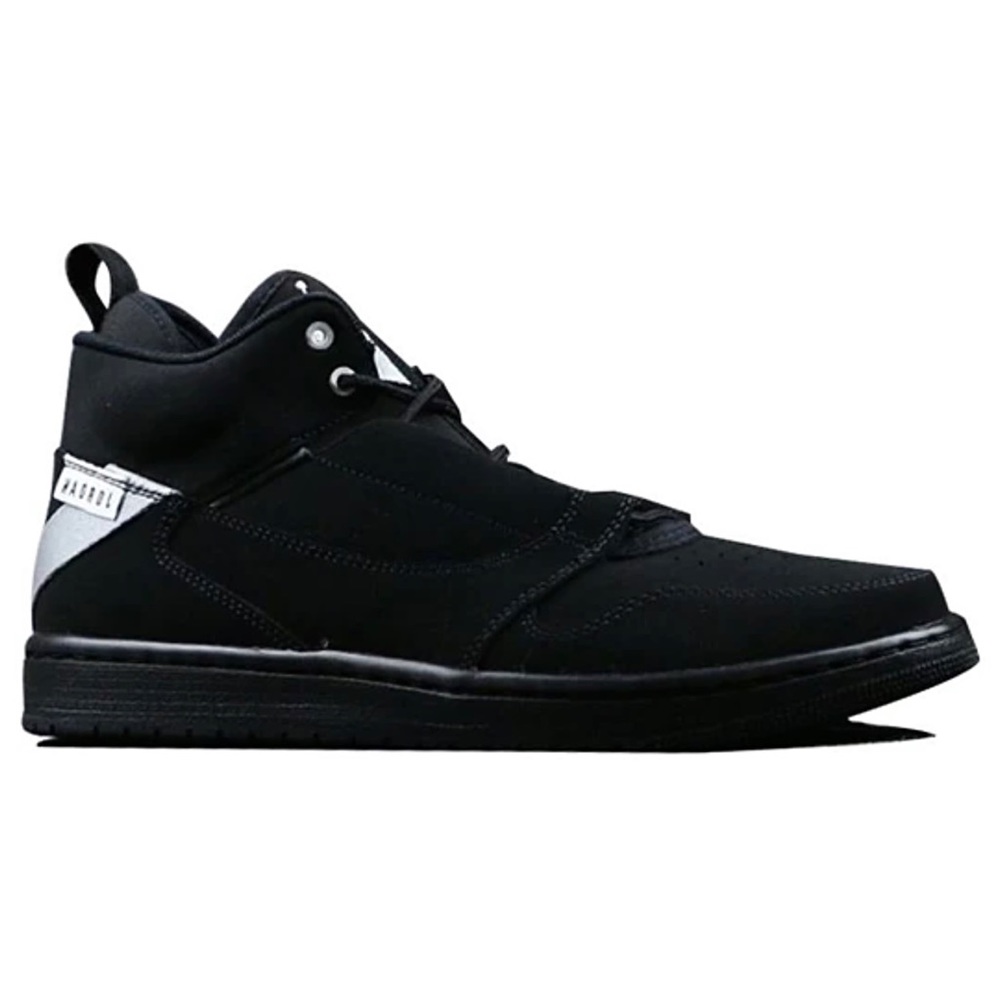 Nike Jordan Fadeaway - Black Metallic Silver - Size 10